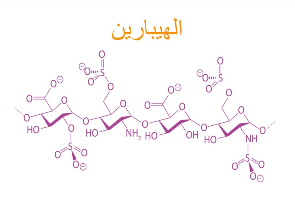 المعادلة الكيميائية للهيبارين