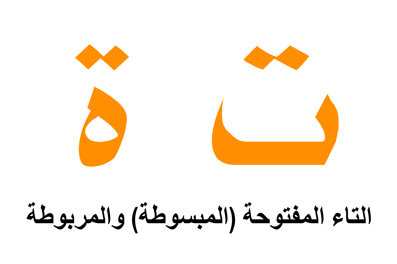 شكل التاء المبسوطة والمربوطة في اللغة العربية