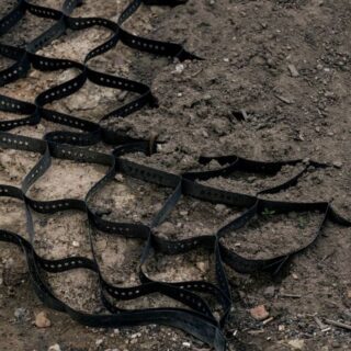 شبكة الجيوغريد في التربة