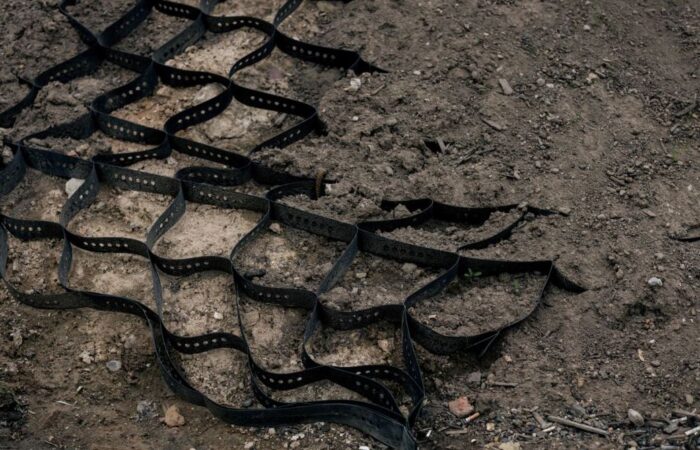 شبكة الجيوغريد في التربة