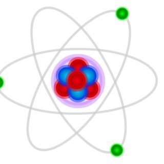 رسم توضيحي لنموذج الذرة
