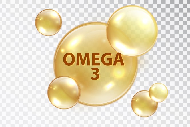 كلمة أوميجا مكتوبة بالإنكليزية ورقم وأسفلها الرقم 3