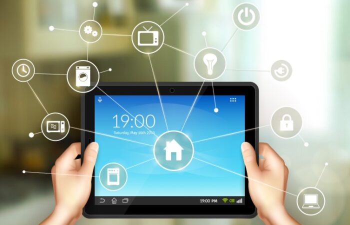 لوح رقمي متصل بأجهزة متعددة عبر شبكة الواي فاي