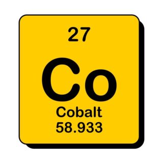 بطاقة برتقالية مربعة الشكل مكتوب عليها بالإنكليزية الرمز CO ورقم 27