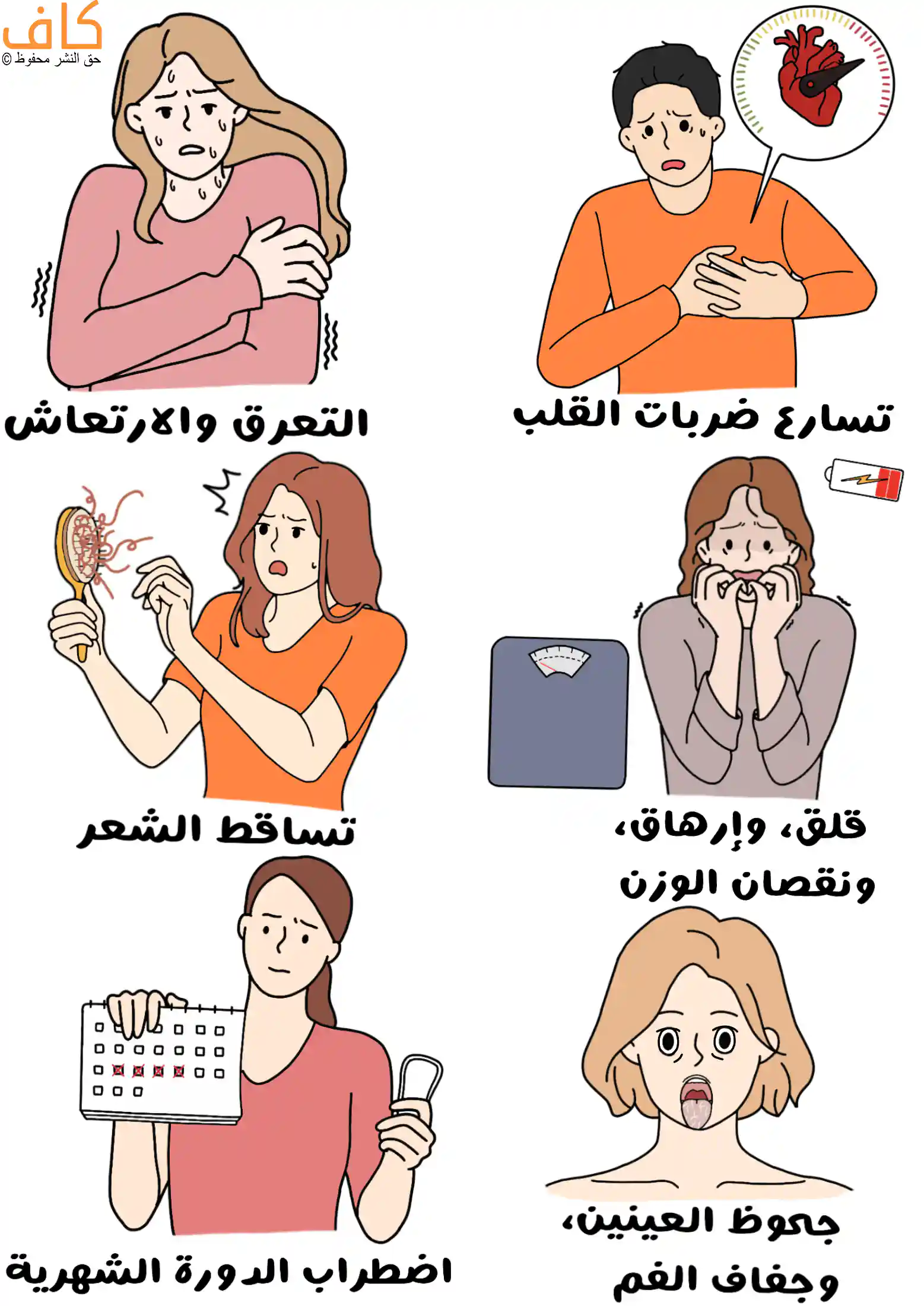 أعراض داء غريفز